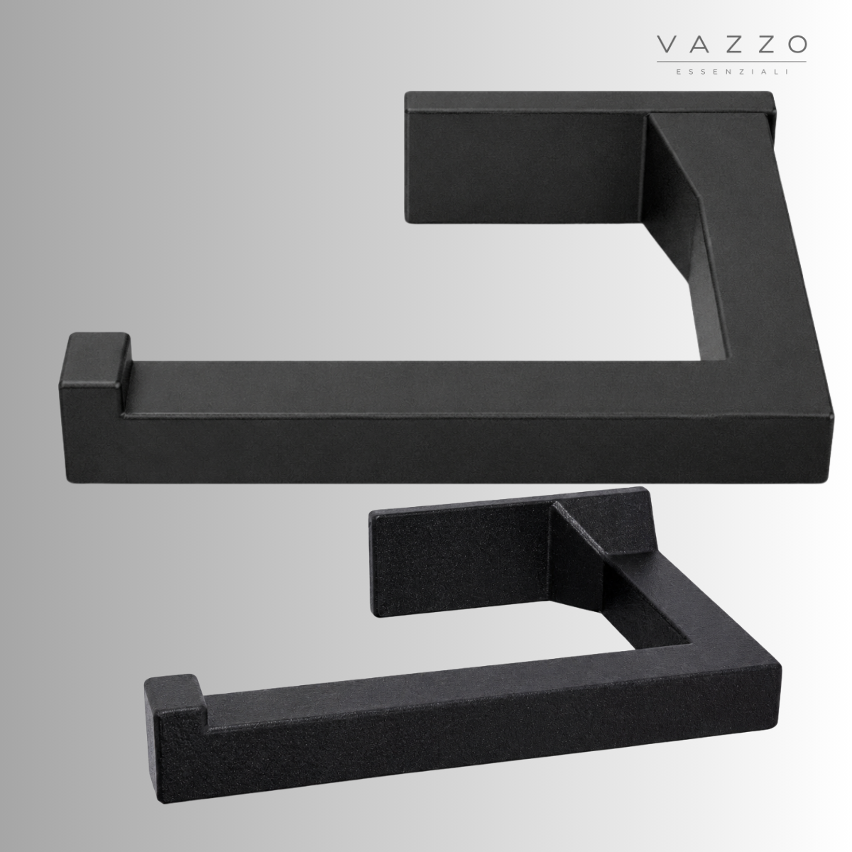 Suporte papel higiênico minimalista parede impresso Vazzo 6