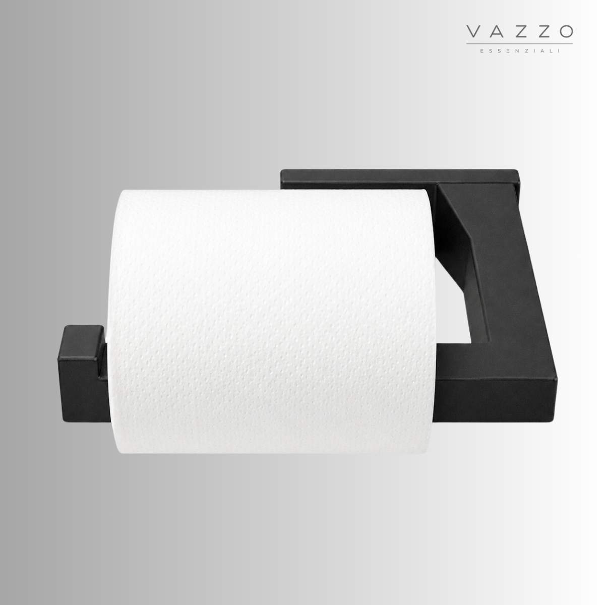 Suporte papel higiênico minimalista parede impresso Vazzo 3