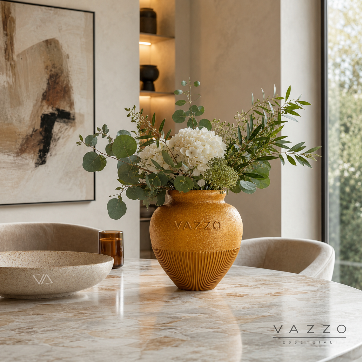 Vaso decorativo Vazzo com logo impresso em 3D 4