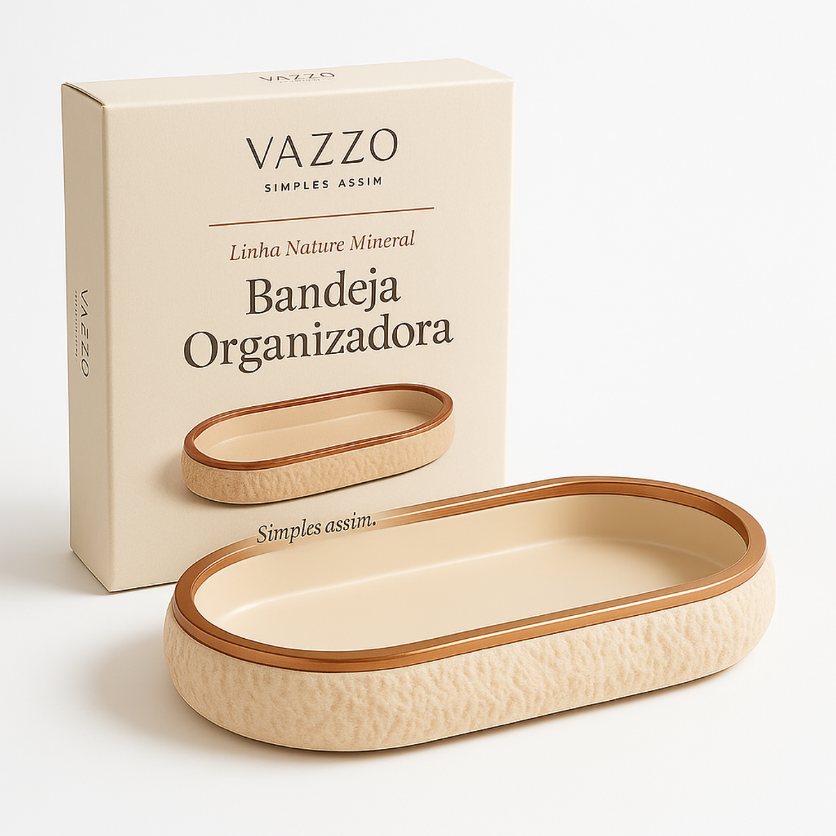Bandeja Organizadora De Maquiagem Penteadeira 25cm