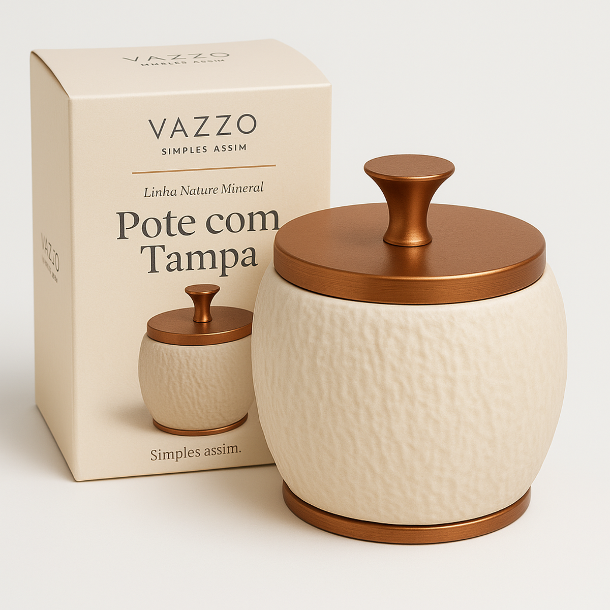 Pote Com Tampa Porta Algodão Cotonete Banheiro 460ml