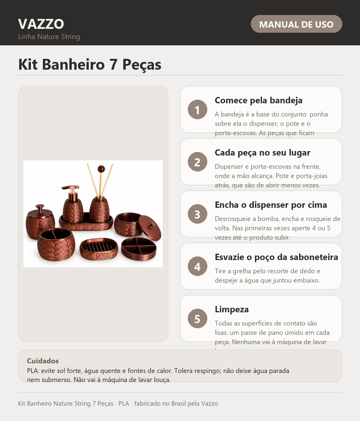 Kit Banheiro Nature String 7 Peças 9