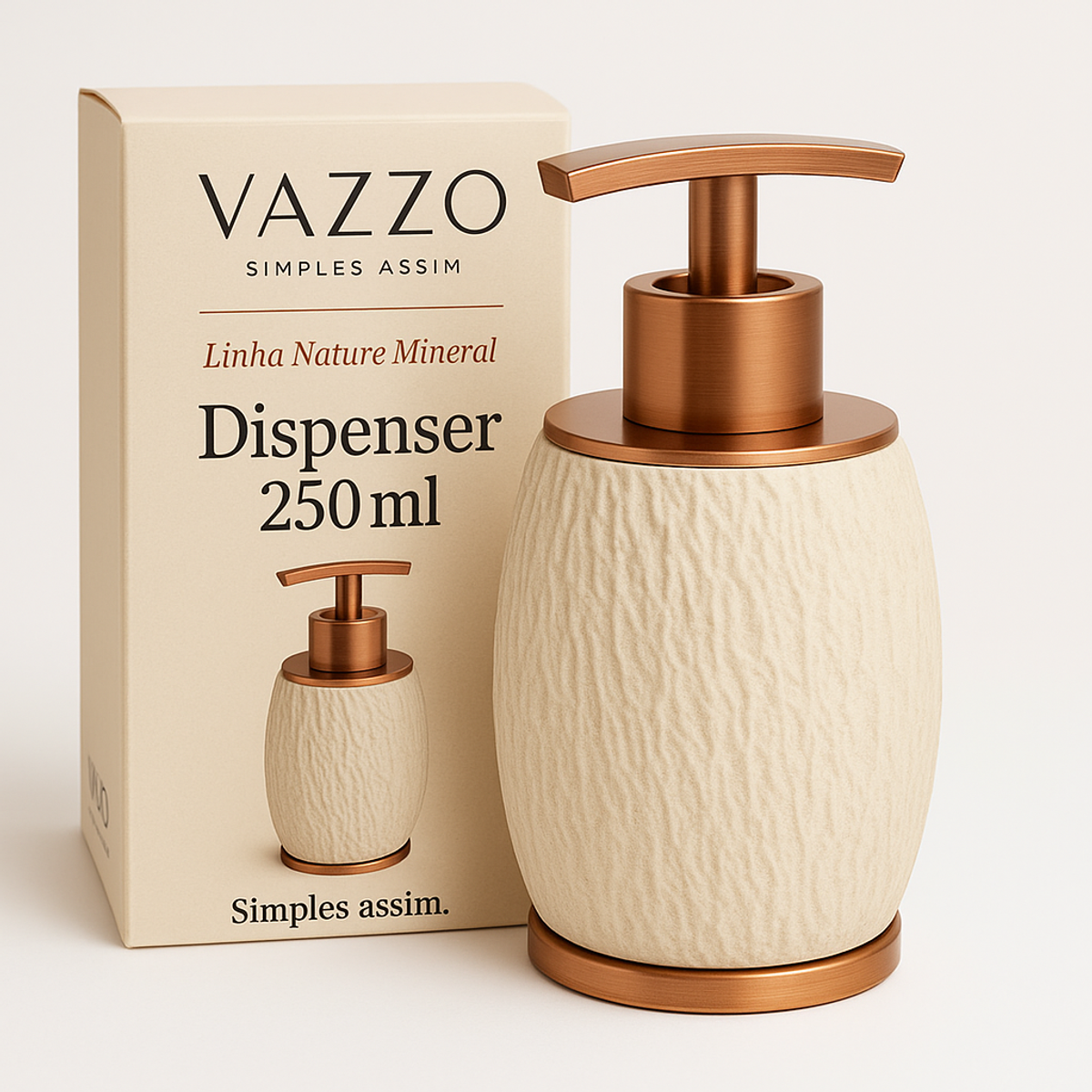 Porta Sabonete Líquido Dispenser Banheiro Bancada 250ml