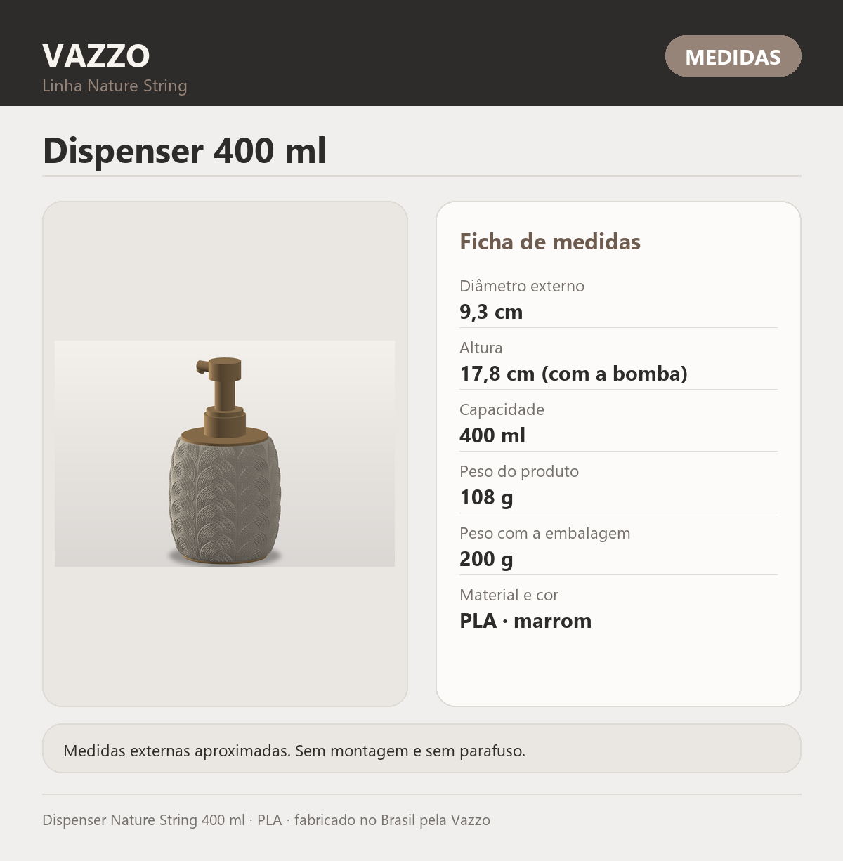 Dispenser Nature String 400 ml 7
