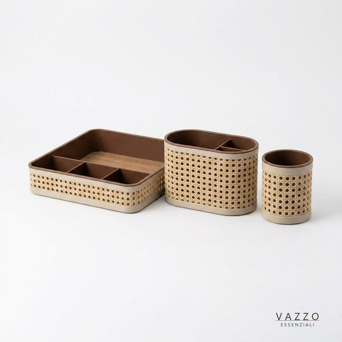 Kit Penteadeira Completa Nature Palhinha Vazzo 4