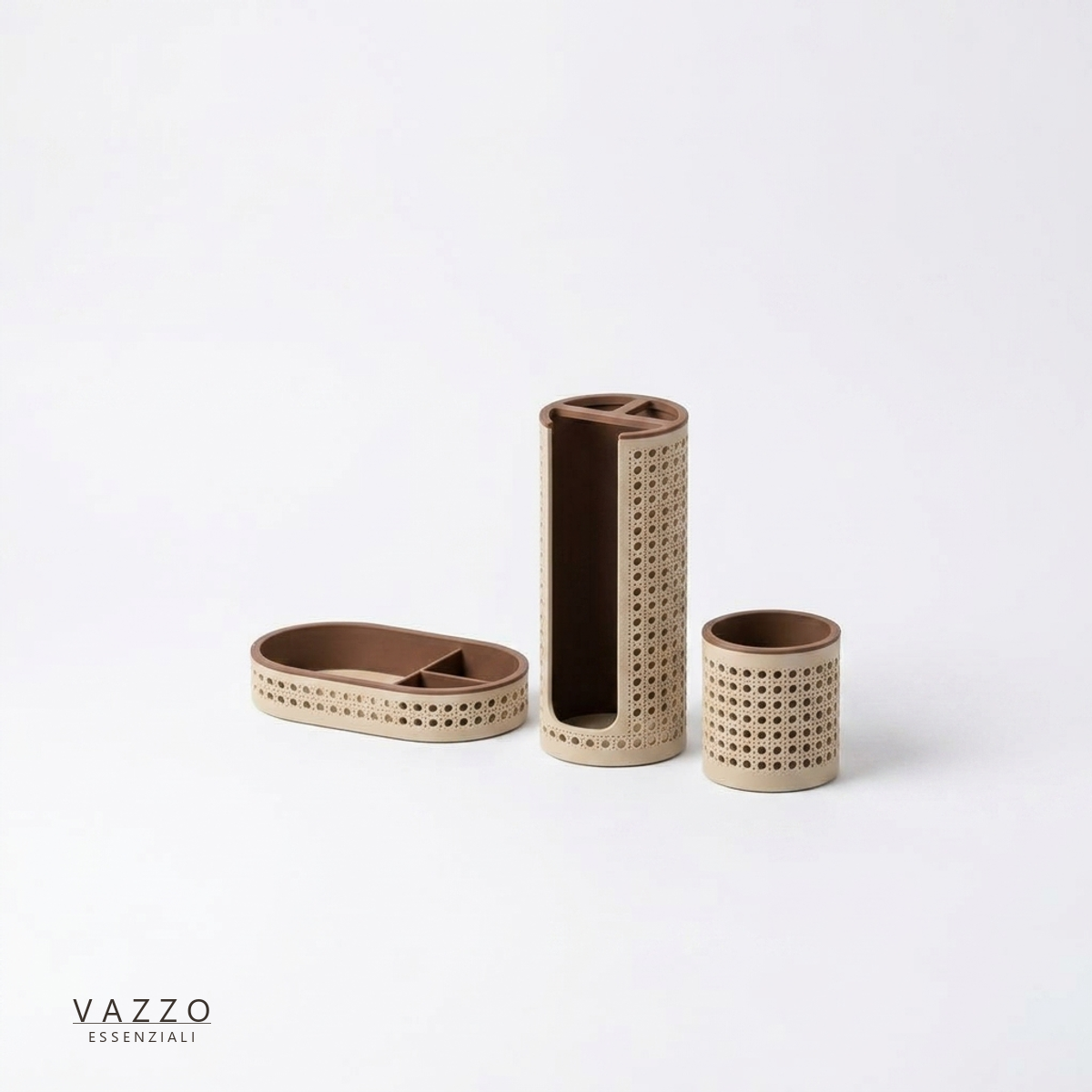 Kit Banheiro Nature Palhinha Vazzo 4