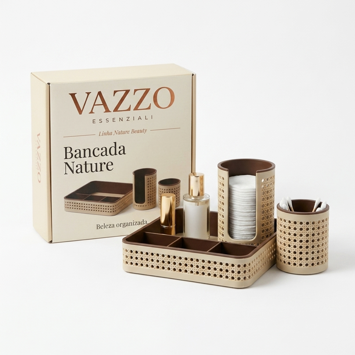 Kit Bancada Nature Palhinha Vazzo